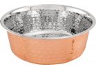 Westminster Pet Ruffin&#039; it Copper-Plated Pet Food Bowl 1 Qt., Copper