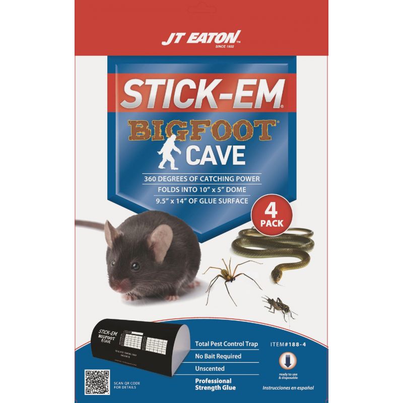JT Eaton Stick-Em Bigfoot Cave XL Glue Trap