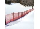 Quest SF 4850 X Snow Fence, 50 ft L, Orange Orange