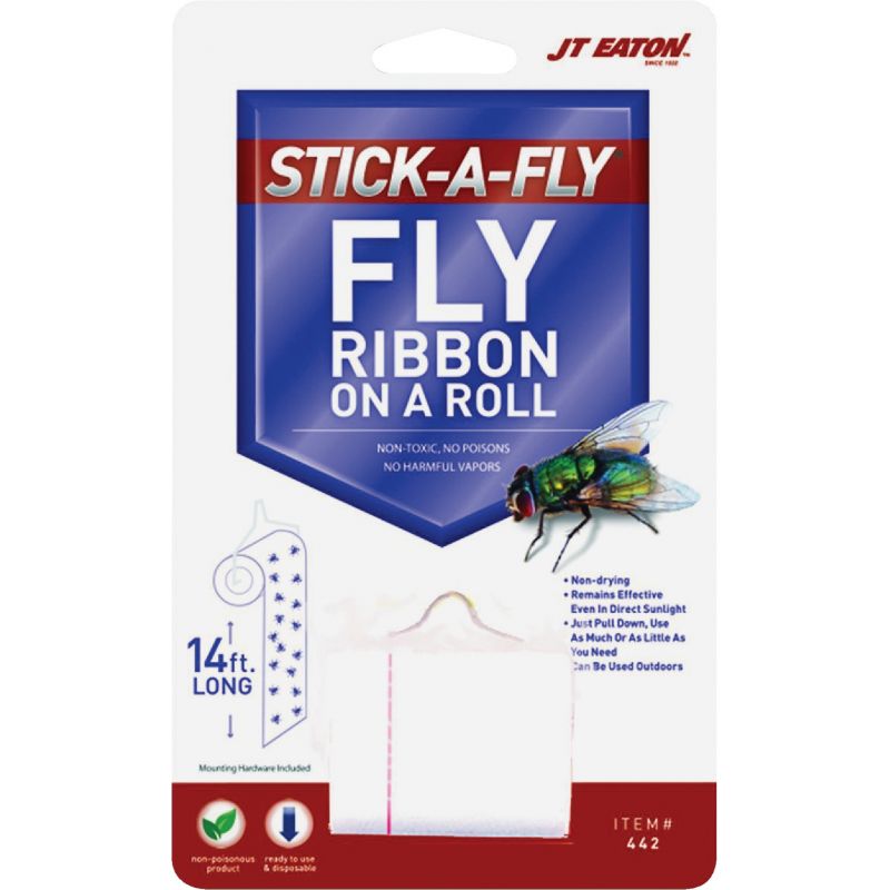 JT Eaton Stick-A-Fly Ribbon On A Roll
