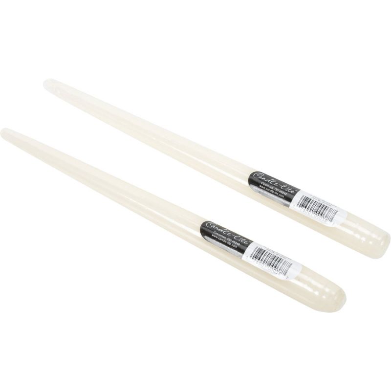 Candle-lite Taper Candle 12 In., Ivory (Pack of 12)