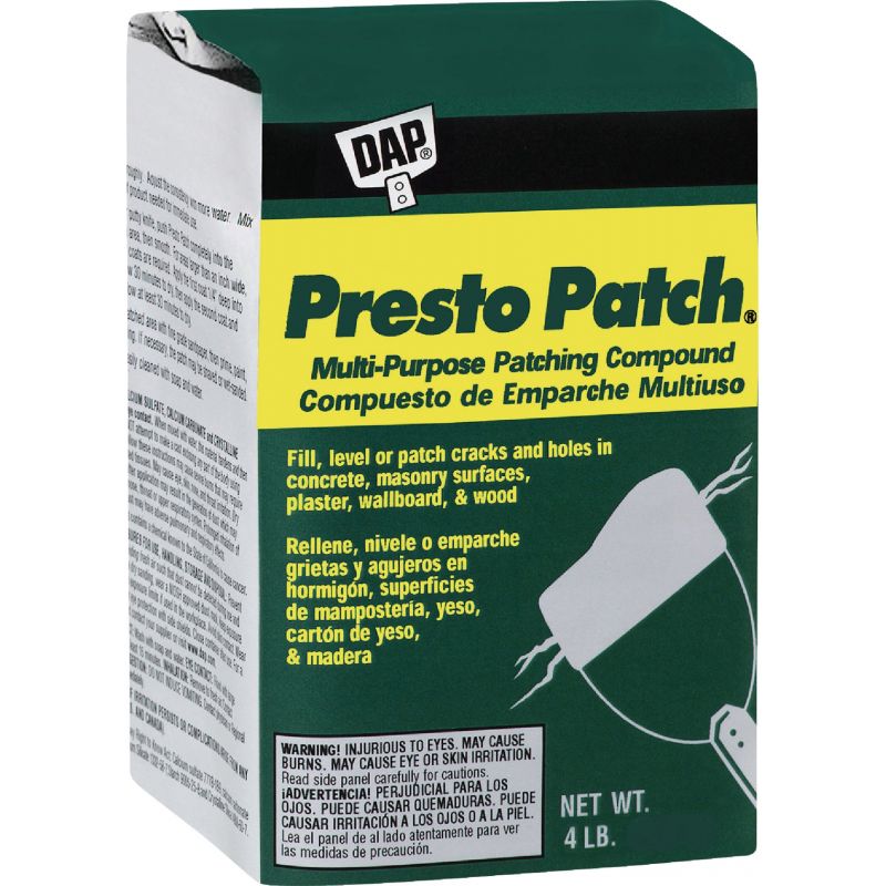 DAP Presto Patch Patching Compound White, 4 Lb.