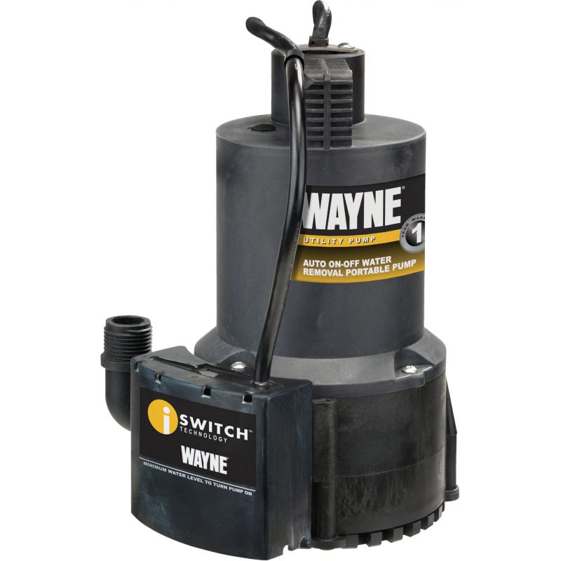 Wayne 1/4 HP Submersible Utility Pump with Oil Free Motor