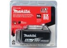 Makita BL1860B-2 Battery, 18 V Battery, 6 Ah, 55 min Charging