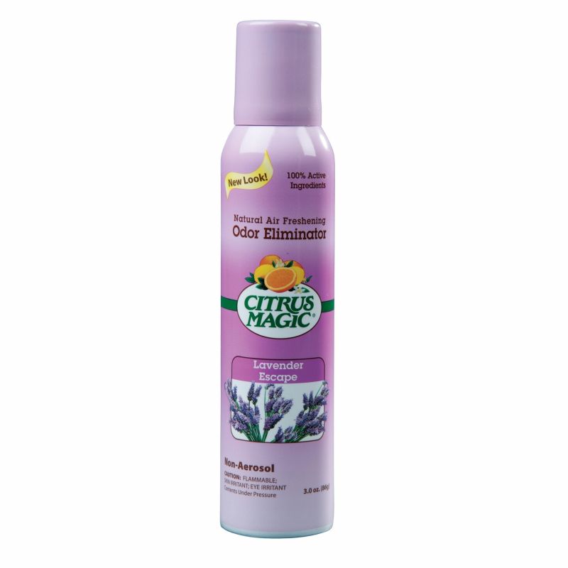 Citrus Magic 612172868 Odor Eliminating Air Freshener, 3.5 oz, Lavender Escape (Pack of 6)