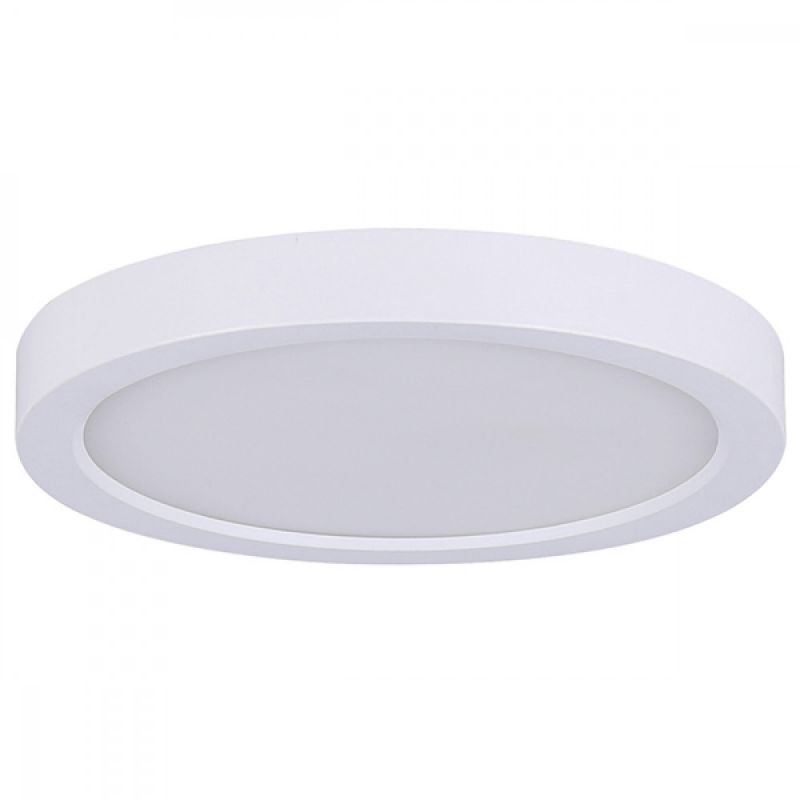 Canarm LED-SM11DL-WT-C Disk Light, 120 V, 22 W, LED Lamp, 1540, 3000 K Color Temp, White Fixture