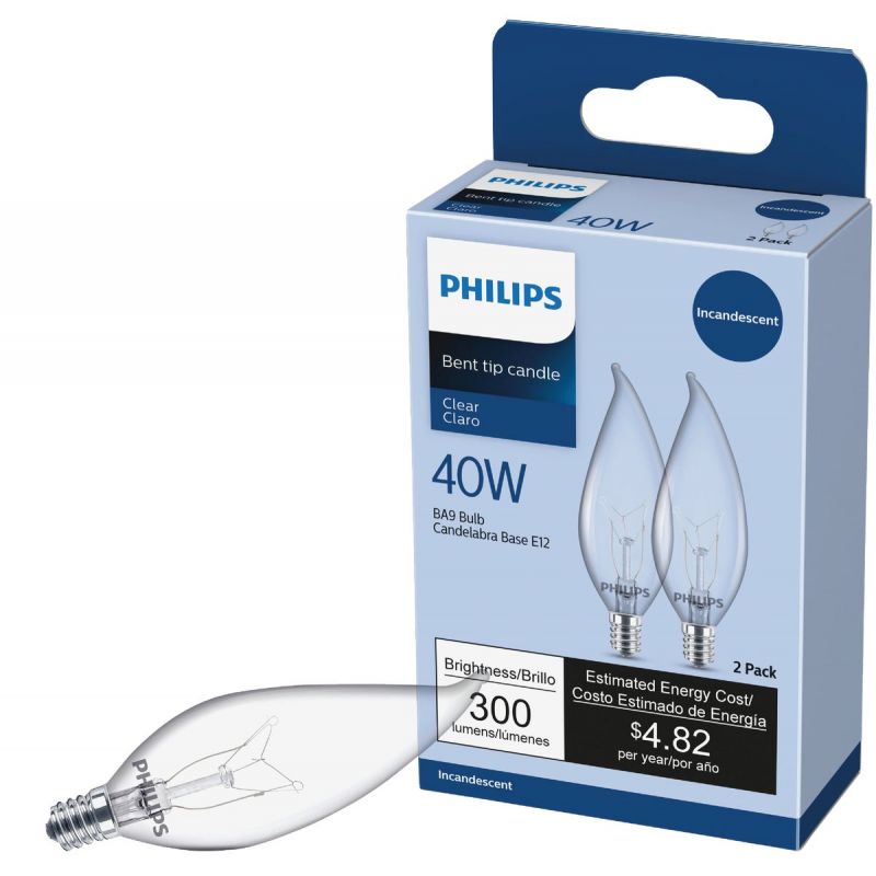 Philips DuraMax BA9 Incandescent Decorative Light Bulb