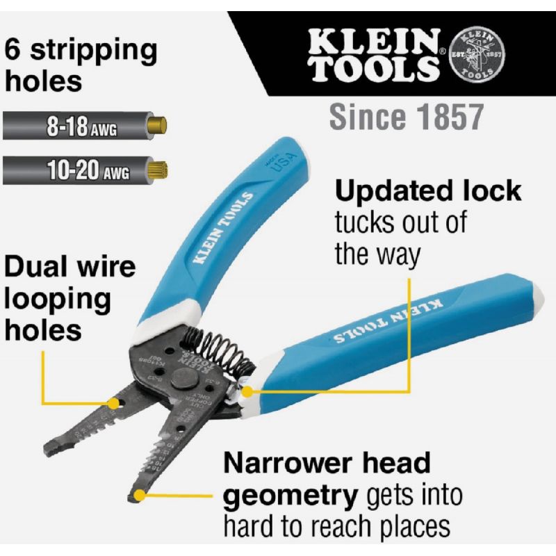 Klein-Kurve Solid &amp; Stranded Wire Stripper/Cutter