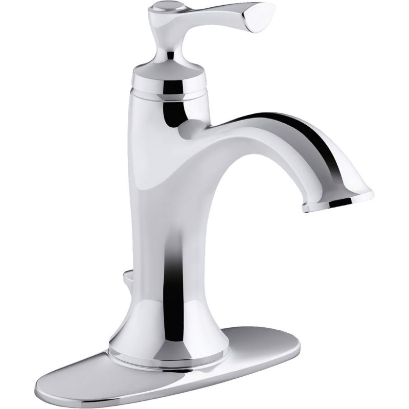 Kohler Elliston 4 In. Centerset Bathroom Faucet with Pop-Up Traditional