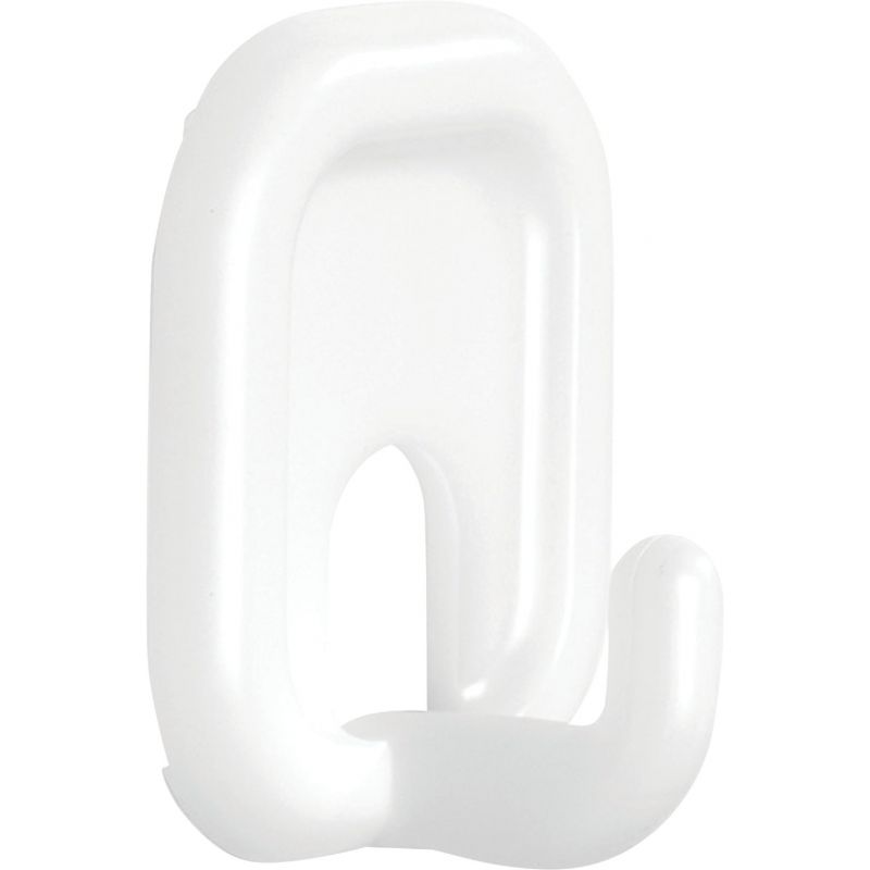 Homz Adhesive Hook With Peel &#039;n Stick Tape White