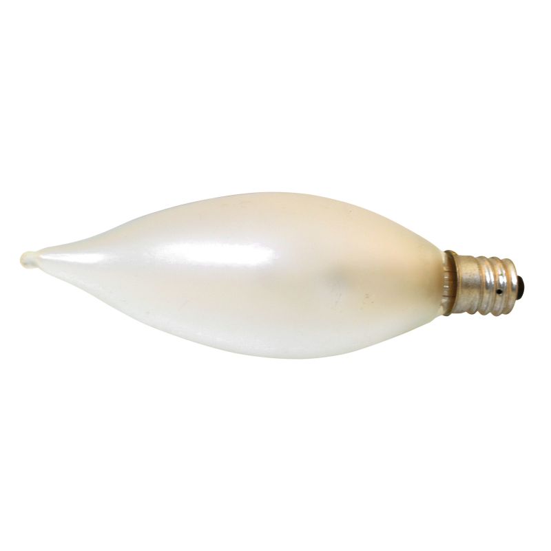 Sylvania 13453 Incandescent Lamp, 25 W, B10 Lamp, Candelabra Lamp Base, 145 Lumens, 2850 K Color Temp