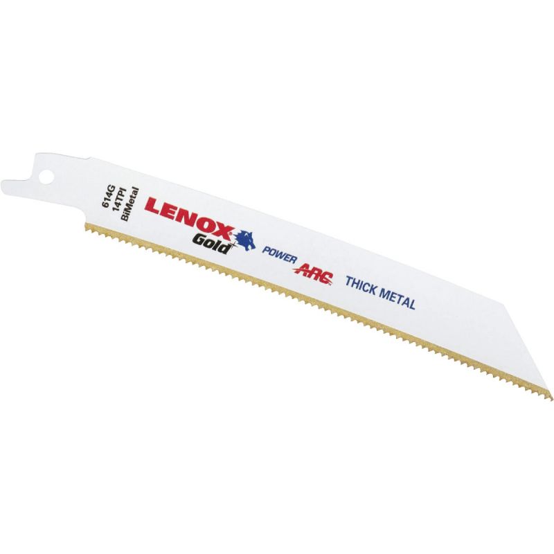 Lenox Gold Power Arc Curved Reciprocating Saw Blade 6 In.