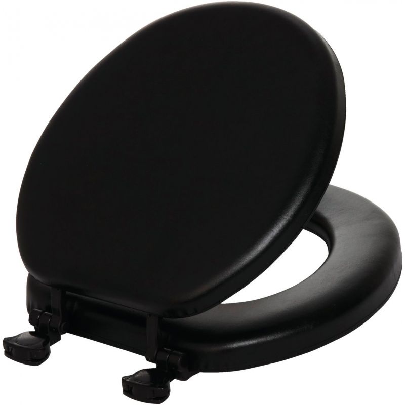 Mayfair Round Premium Soft Toilet Seat Black, Round