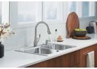 Sterling Southhaven All-In-One Double Bowl Kitchen Sink Kit 33 In. X 22 In. X 8 In. Deep, Stainless Steel