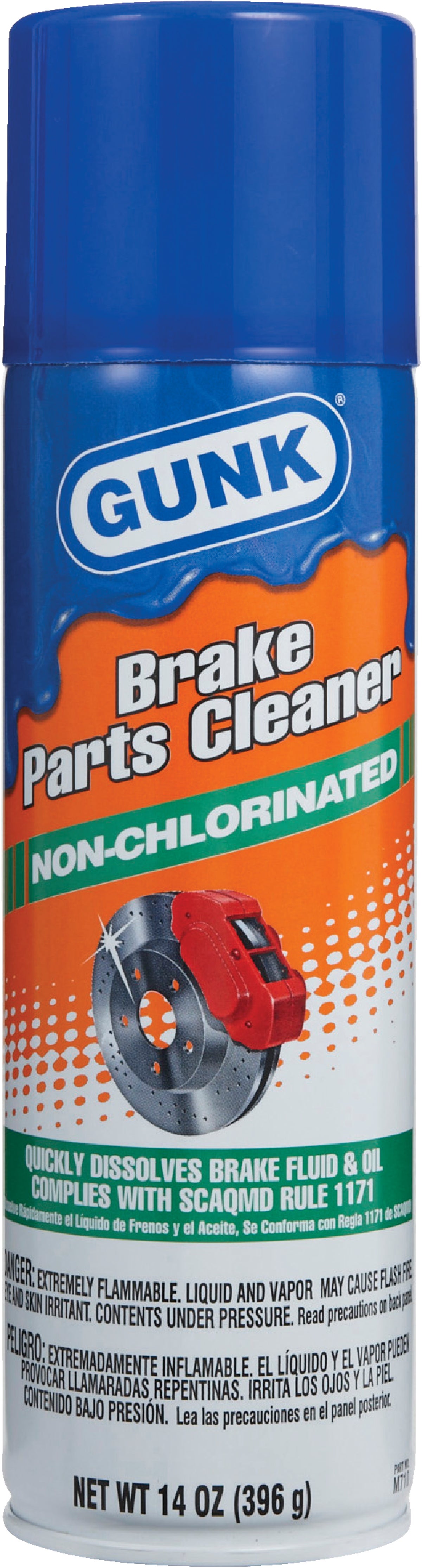 Gunk Non-Chlorinated Brake Parts Cleaner - Midwest Technology Products