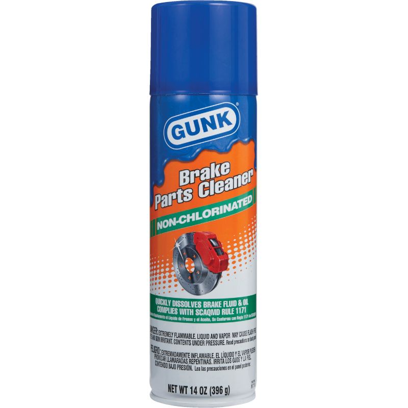 Gunk Non-Chlorinated Brake Parts Cleaner 14 Oz.