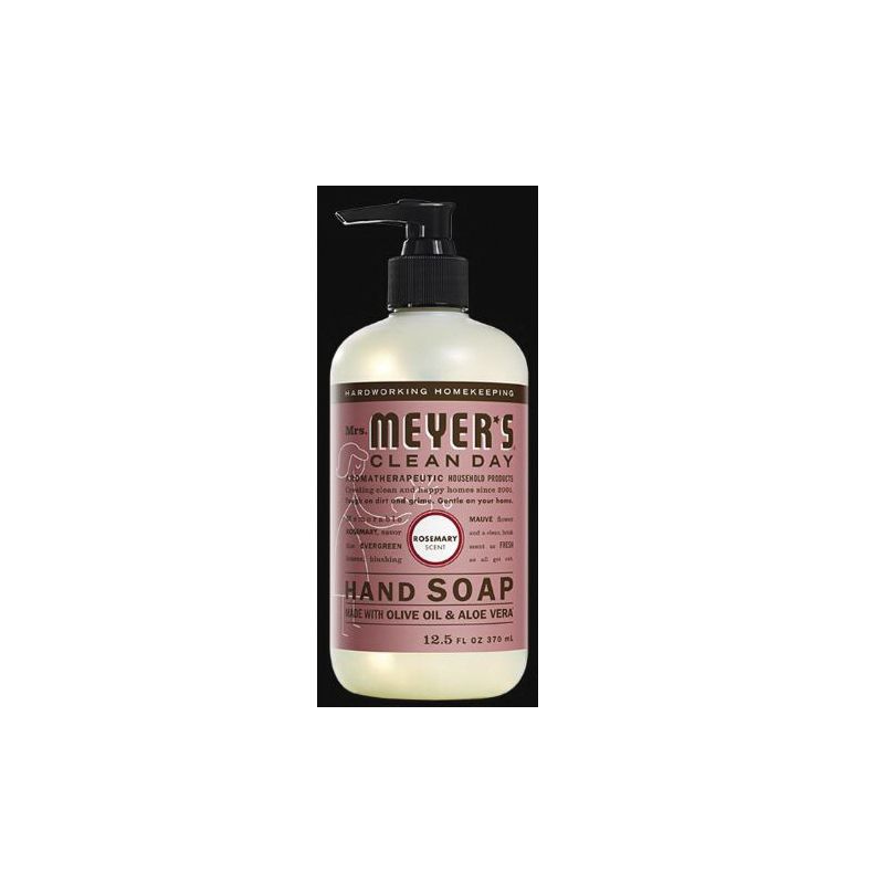 Mrs. Meyer&#039;s 17450 Hand Soap, Liquid, Rosemary, 12.5 oz
