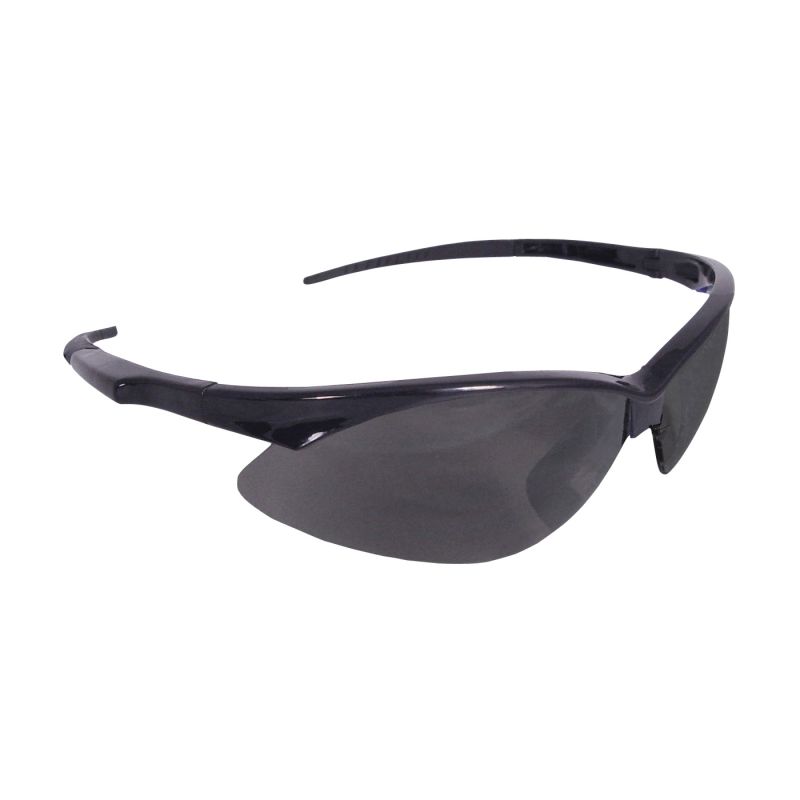 Radians AP1-20-GF12 Safety Glasses, Hard-Coated Lens, Black Frame (Pack of 12)