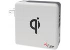 Fuse 3-In-1 Portable Qi Wireless USB Charger White &amp; Gray
