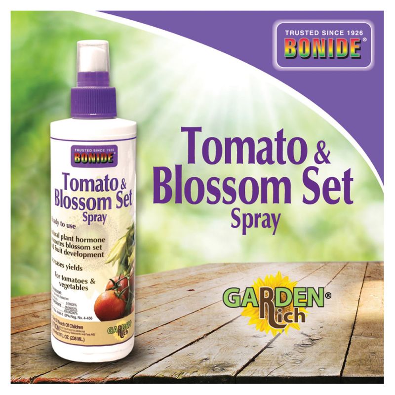 Bonide 543 Tomato and Blossom Set, 8 oz Bottle, Liquid Olive Green