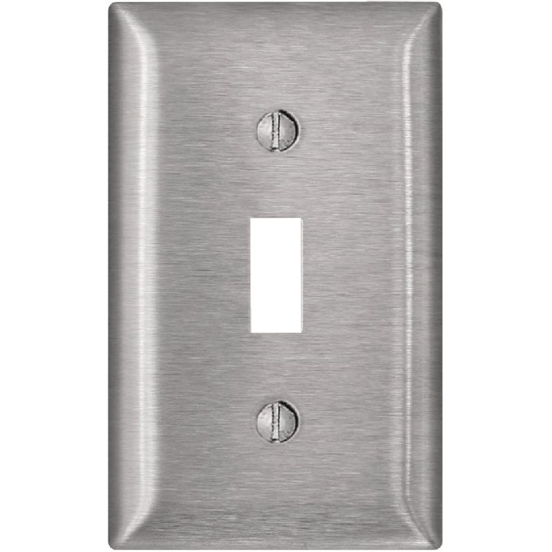 Leviton C-Series Magnetic Switch Wall Plate Stainless Steel