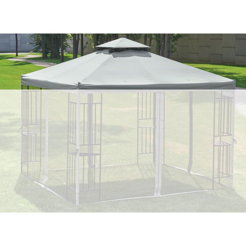 Outdoor Expressions 13 Ft. x 13 Ft. Replacement Canopy Gray