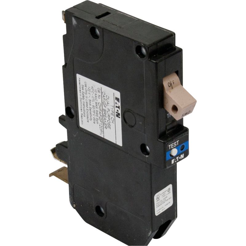 Eaton CH Plug On Neutral Dual Function Breaker 15