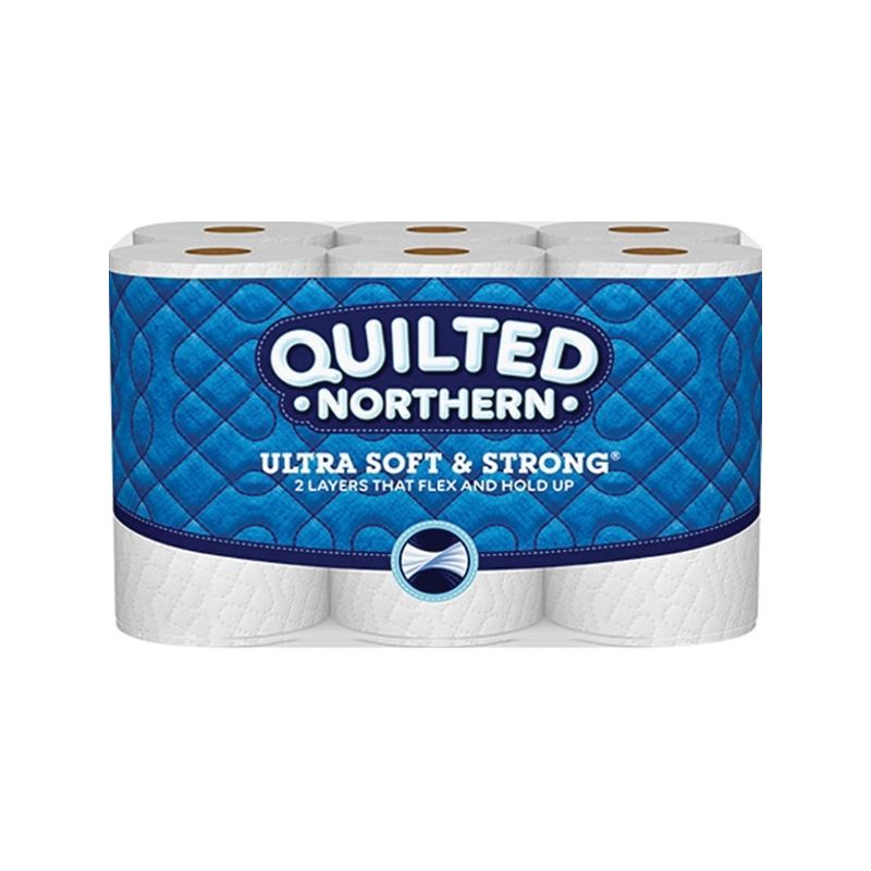 Quilted Northern 94429 Bathroom Tissue, 2-Ply, Paper (Pack of 6)