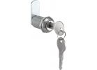 Defender Security Chrome Drawer and Cabinet Lock 13/16&quot;, Chrome