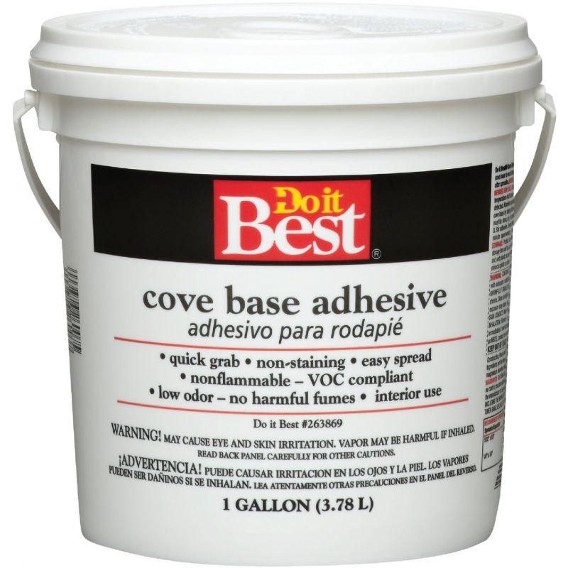 Do it Best Cove Base Adhesive Buff, 1 Gal.