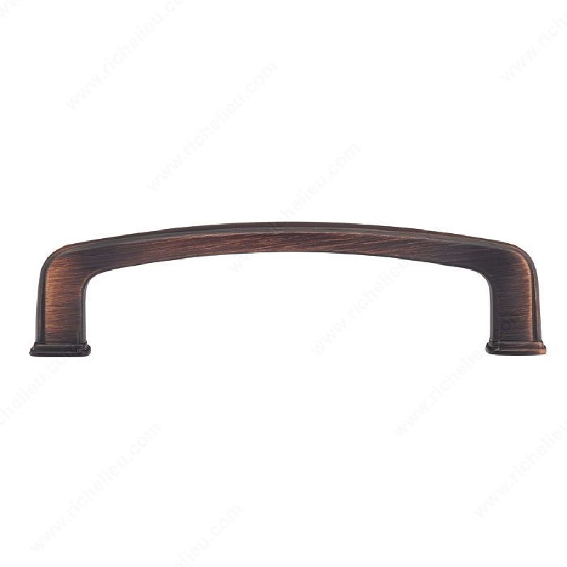 Richelieu BP81092BORB Cabinet Pull, 4-1/4 in L Handle, 5/8 in H Handle, 1-1/16 in Projection, Metal Transitional