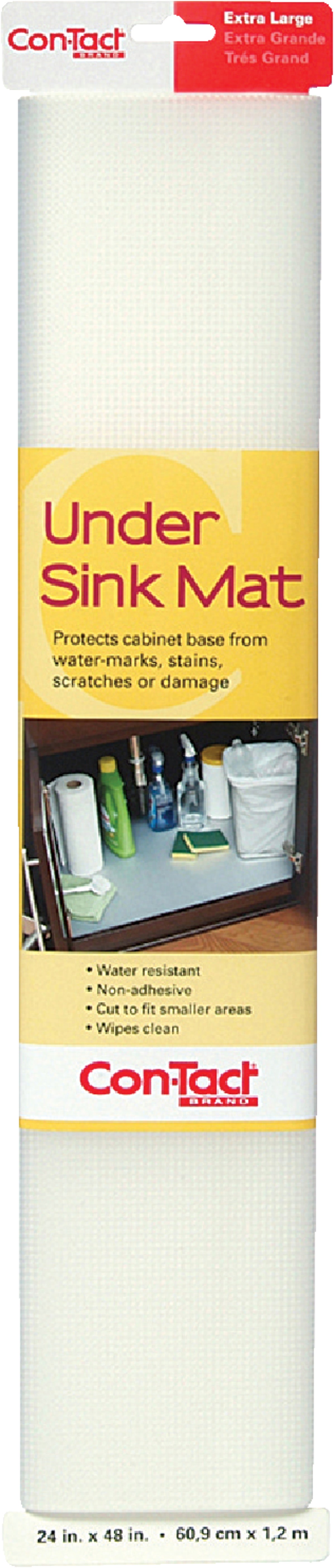 Under Sink Mat Shelf or Drawer Liner in Graphite (24 in. x 48 in.)