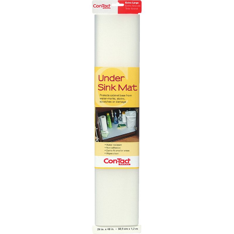 Con-Tact Under Sink Mat Non-Adhesive Shelf Liner Clear