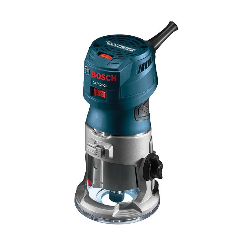 Bosch GKF125CEN Palm Router, 7 A, 1/4 in Collet, 16,000 to 35,000 rpm Load Speed