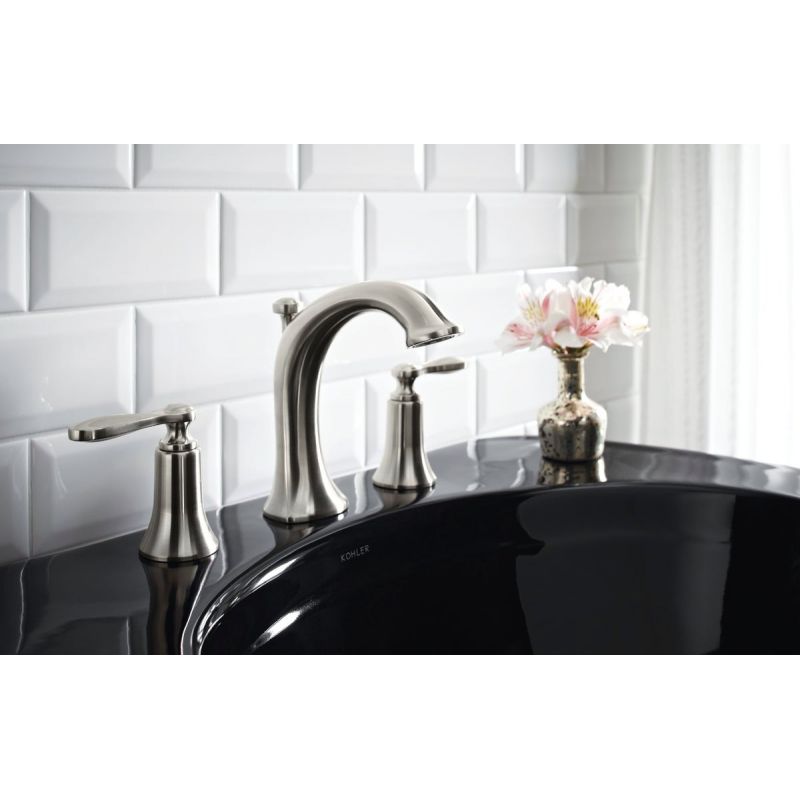 Kohler Linwood 2-Handle 8 In. Widespread Bathroom Faucet with Pop-Up Linwood