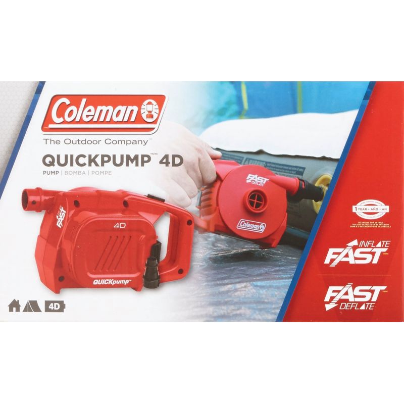 Coleman 4D QuickPump Air Pump Red