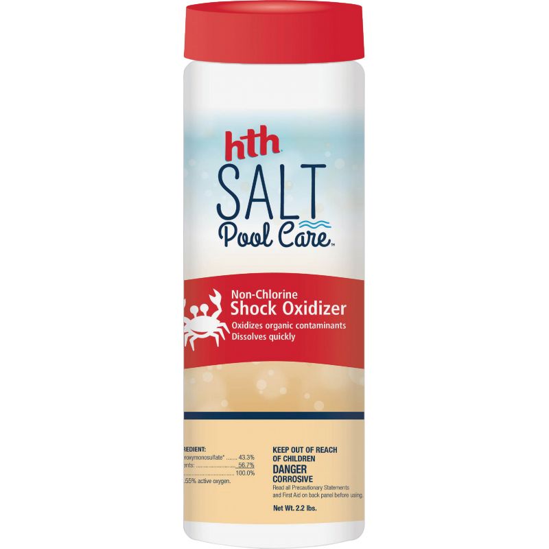 HTH Salt Pool Care Non-Chlorine Shock Oxidizer (Pack of 4)