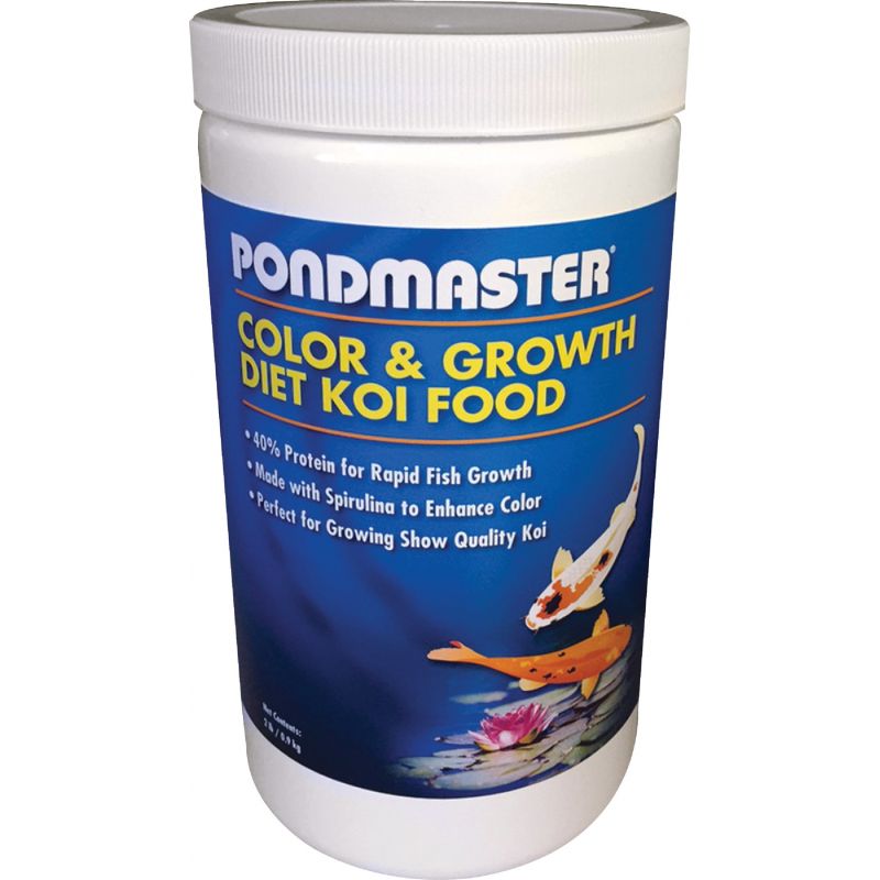 PondMaster Color &amp; Growth Diet Pond Fish Food 2 Lb.