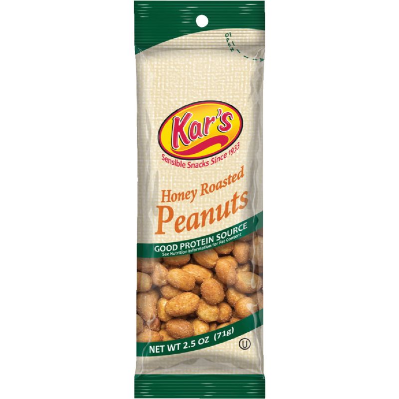 Kar&#039;s Honey Roasted Peanuts 2.5 Oz. (Pack of 12)