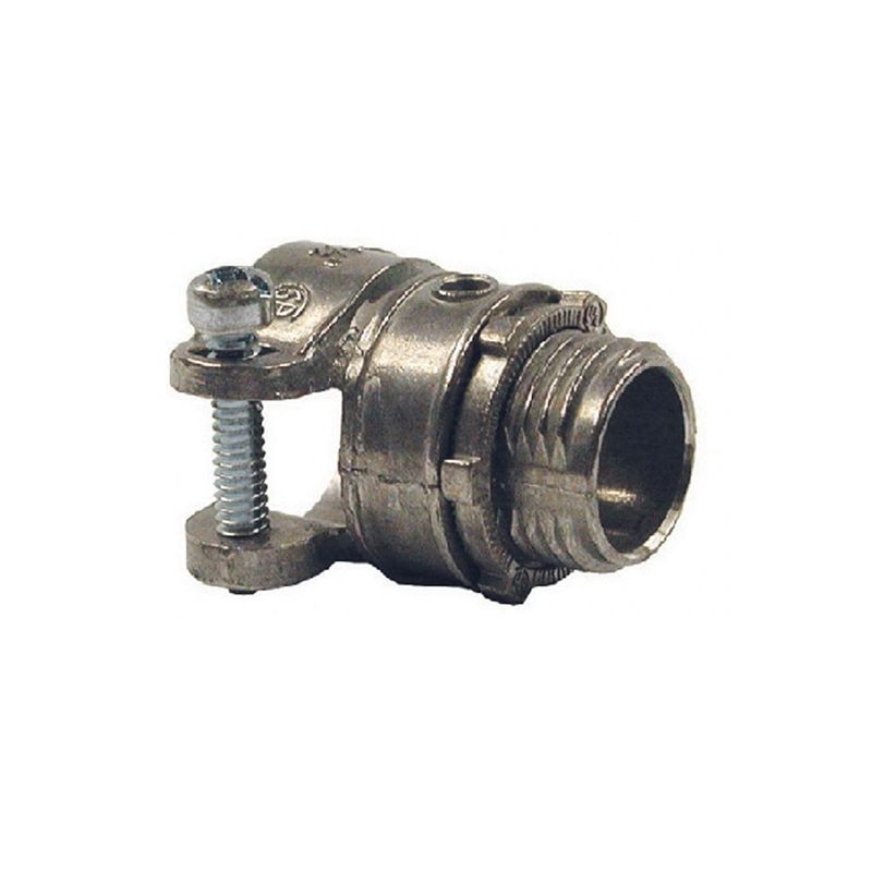 Hubbell SQ075R1 Squeeze Connector, 3/4 in, Zinc