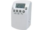 Prime Heavy-Duty Indoor Digital Timer White, 15A