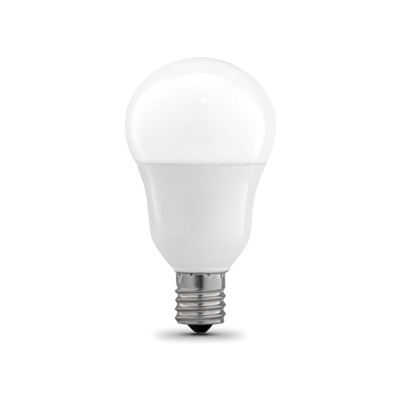 Feit Electric BPA1560N/927CA/2 LED Bulb, General Purpose, A15 Lamp, 60 W Equivalent, E26 Lamp Base, Dimmable, White