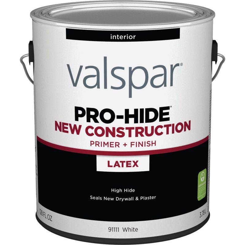 Valspar Pro-Hide New Construction Latex Interior Primer White, 1 Gal.