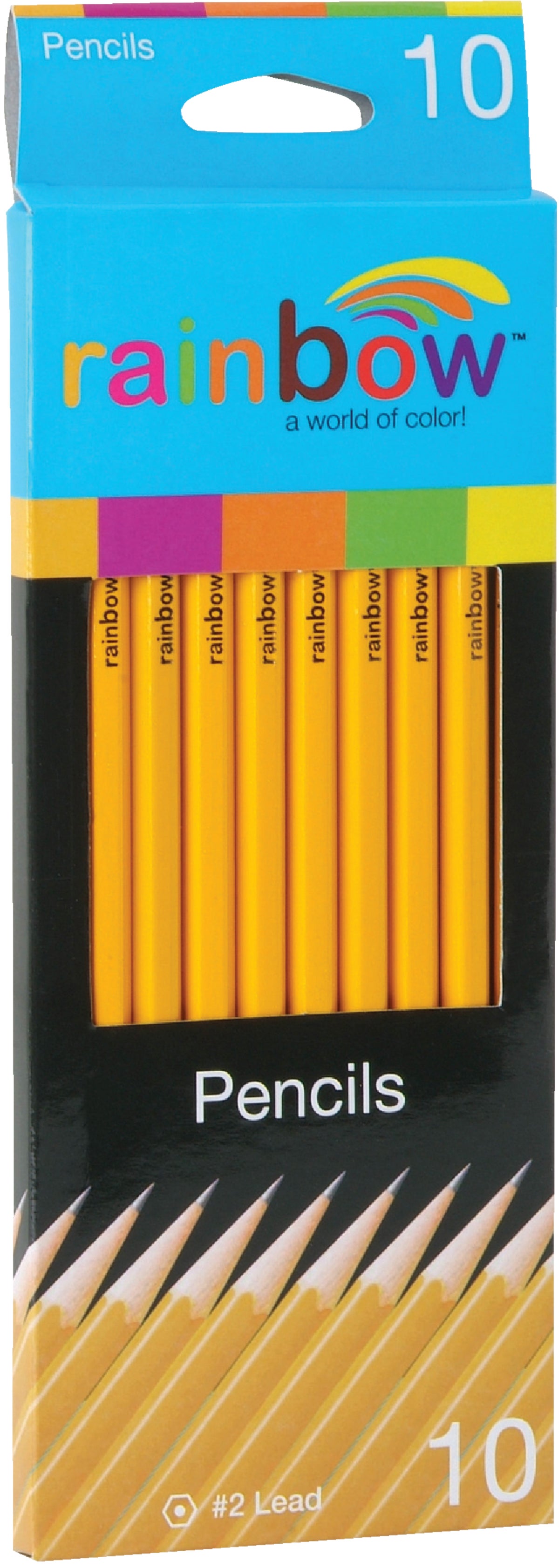 1 pack of 10 Pencils Yellow 2 Yellow Pencils with Erasers iScholar No 33310 