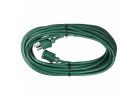 PowerZone OR880628 Extension Cord, 16 AWG Cable, 40 ft L, 125 V, Green