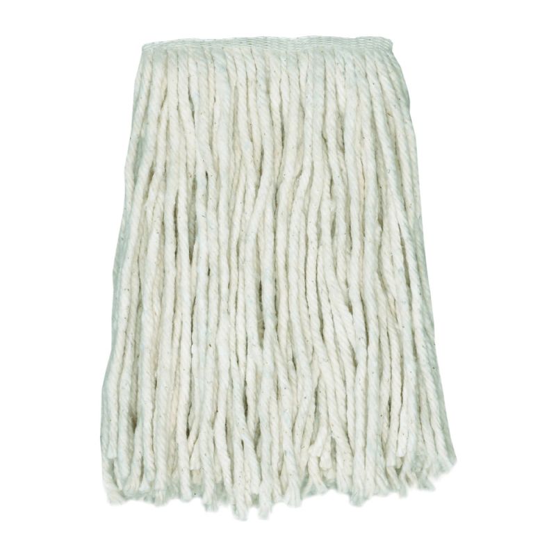 CONTINENTAL COMMERCIAL CHOICE A947118 Mop Head, 1-1/4 in Headband, Cotton, Natural Natural