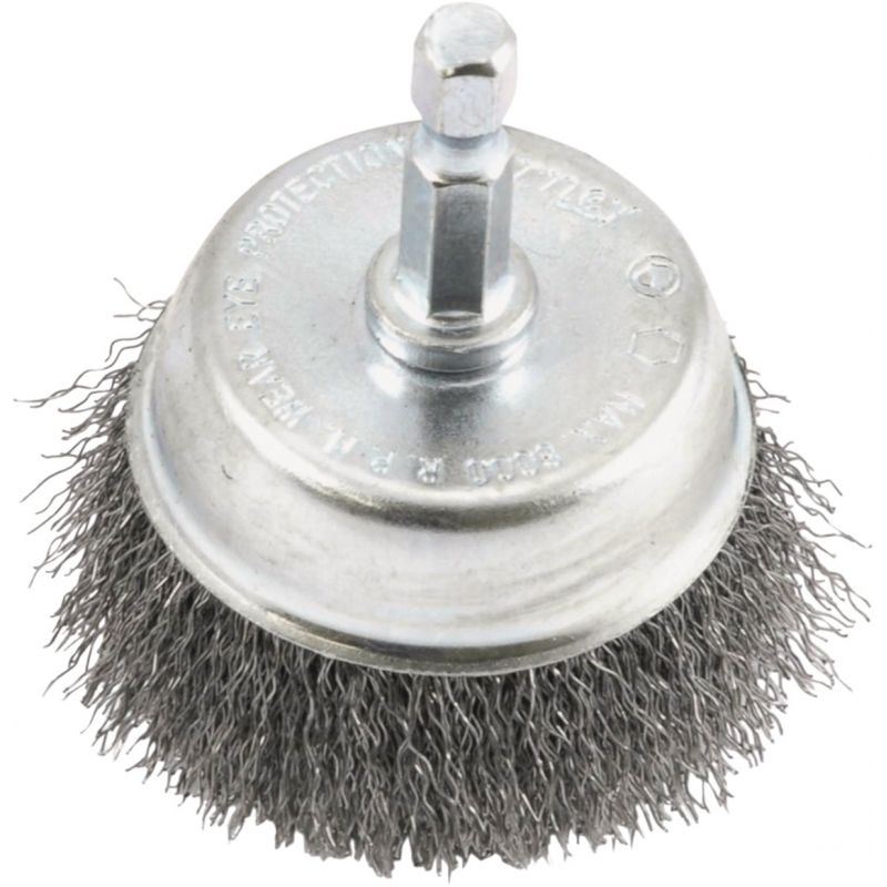 Forney Cup Drill-Mounted Wire Brush
