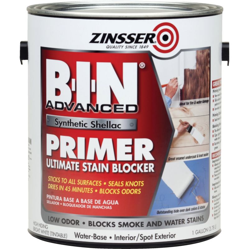 Zinsser B-I-N Advanced Interior Primer Ultimate Stain Blocker 1 Gal., White