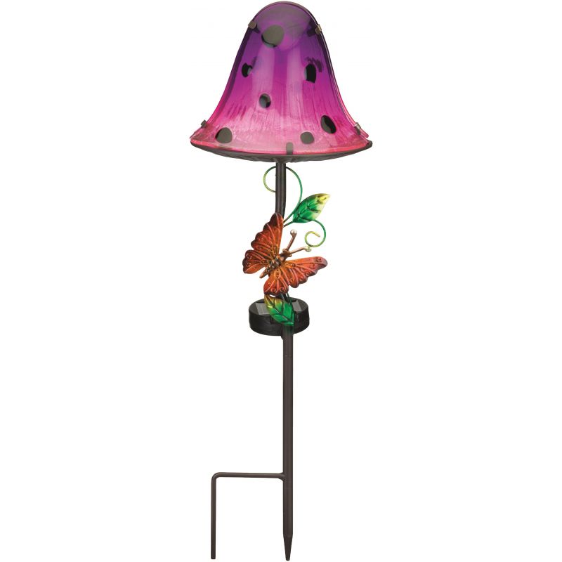 Regal Art &amp; Gift Mushroom Solar Stake Light Purple