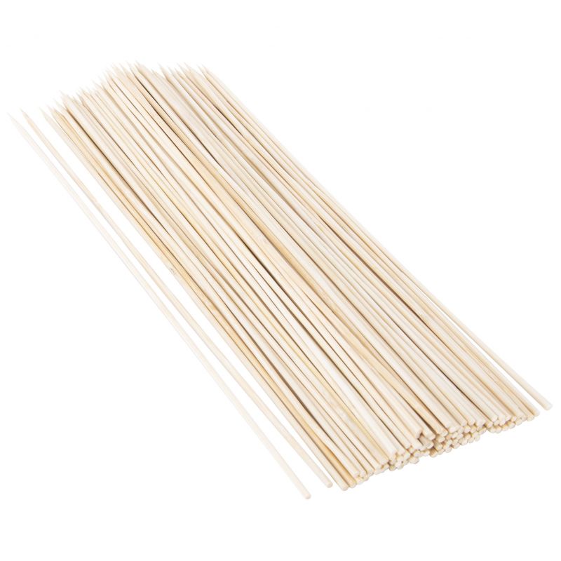 Omaha BBQ-37236 100 Pc Bamboo Skewers, 12 in L, Bamboo (Pack of 6)